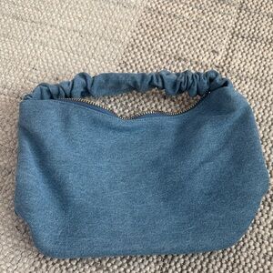 Stoney Clover Lane Blue Denim Scrunch Handle Shoulder Bag